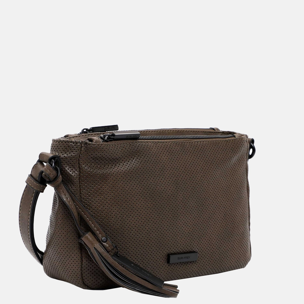 Suri Frey Celly crossbody tas mud bij Duifhuizen