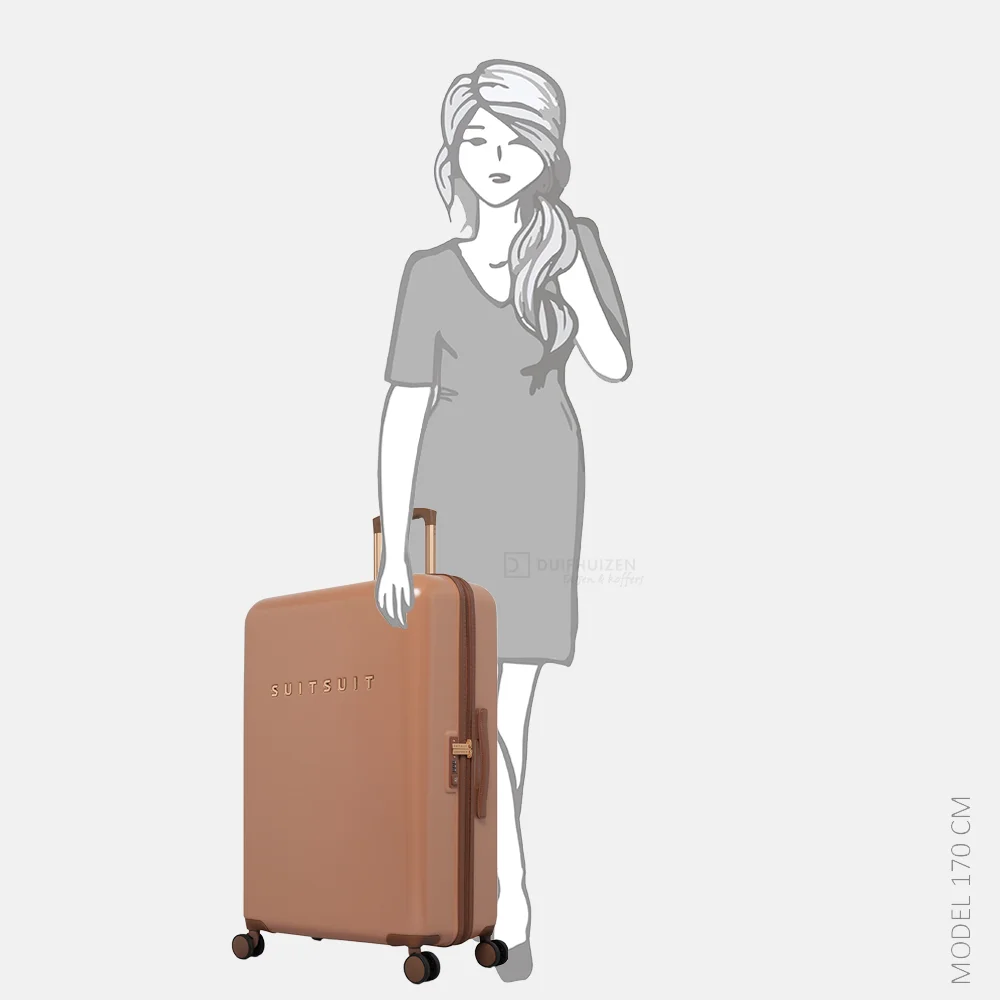 Suitsuit Fab Seventies reiskoffer 76 cm italian clay bij Duifhuizen