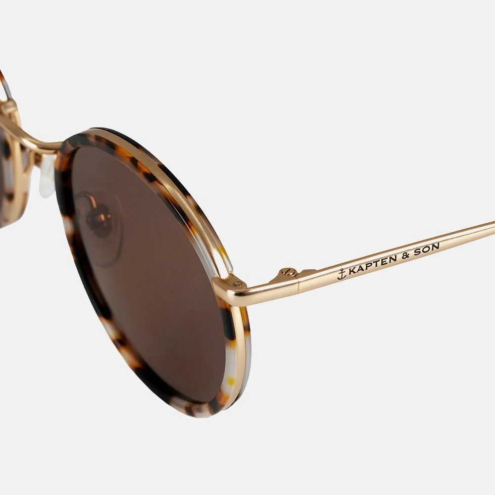 Kapten & Son Amsterdam zonnebril desert speckled brown bij Duifhuizen