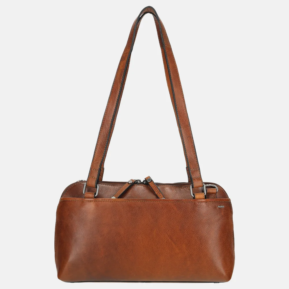 Berba Lucca schoudertas brandy bij Duifhuizen