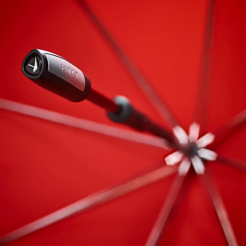 Senz XXL stokparaplu passion red bij Duifhuizen