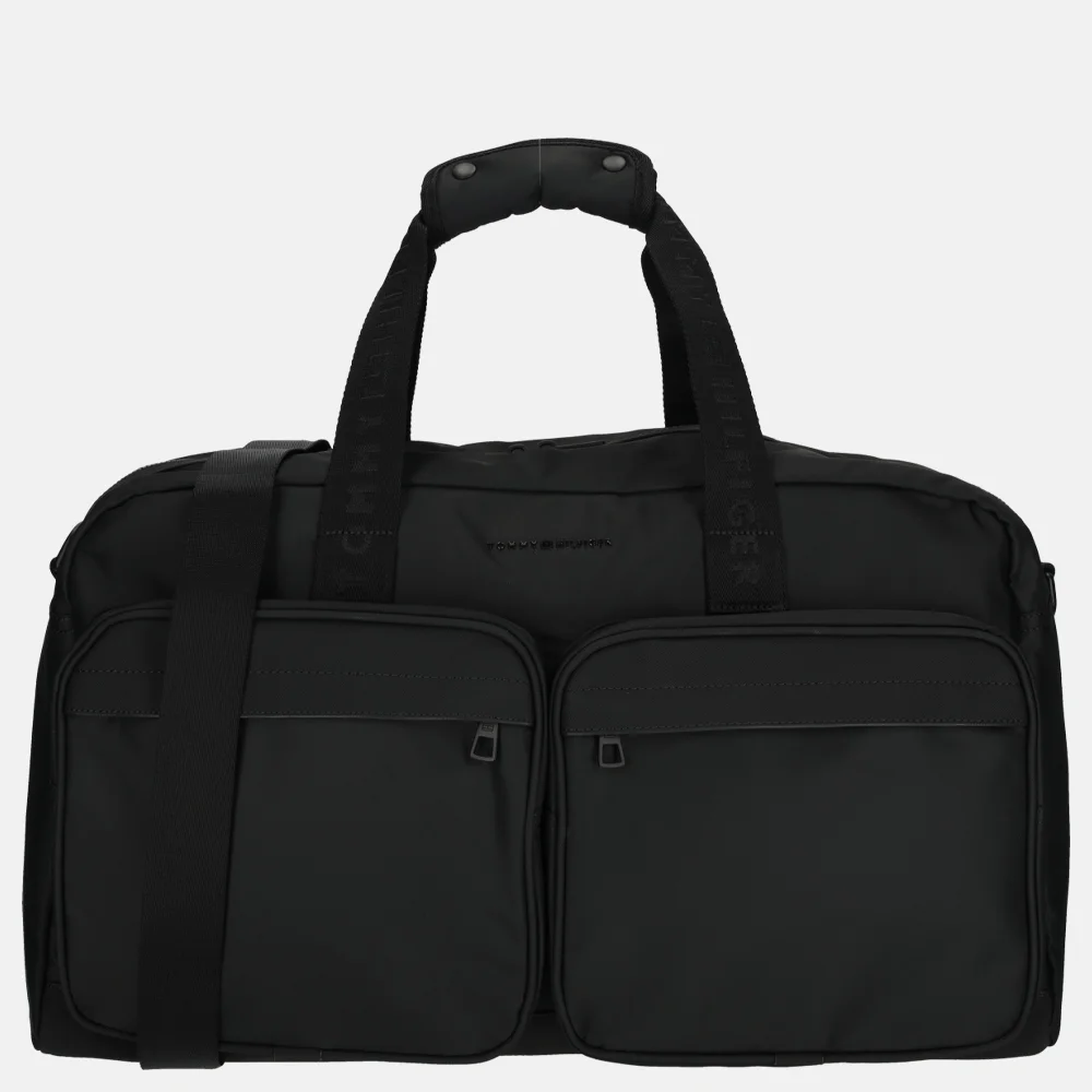 Tommy Hilfiger Repreve weekendtas BDS black bij Duifhuizen