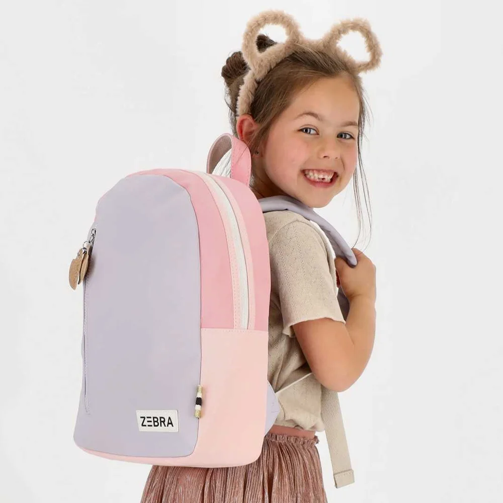 Zebra Trends kinderrugzak lila bij Duifhuizen