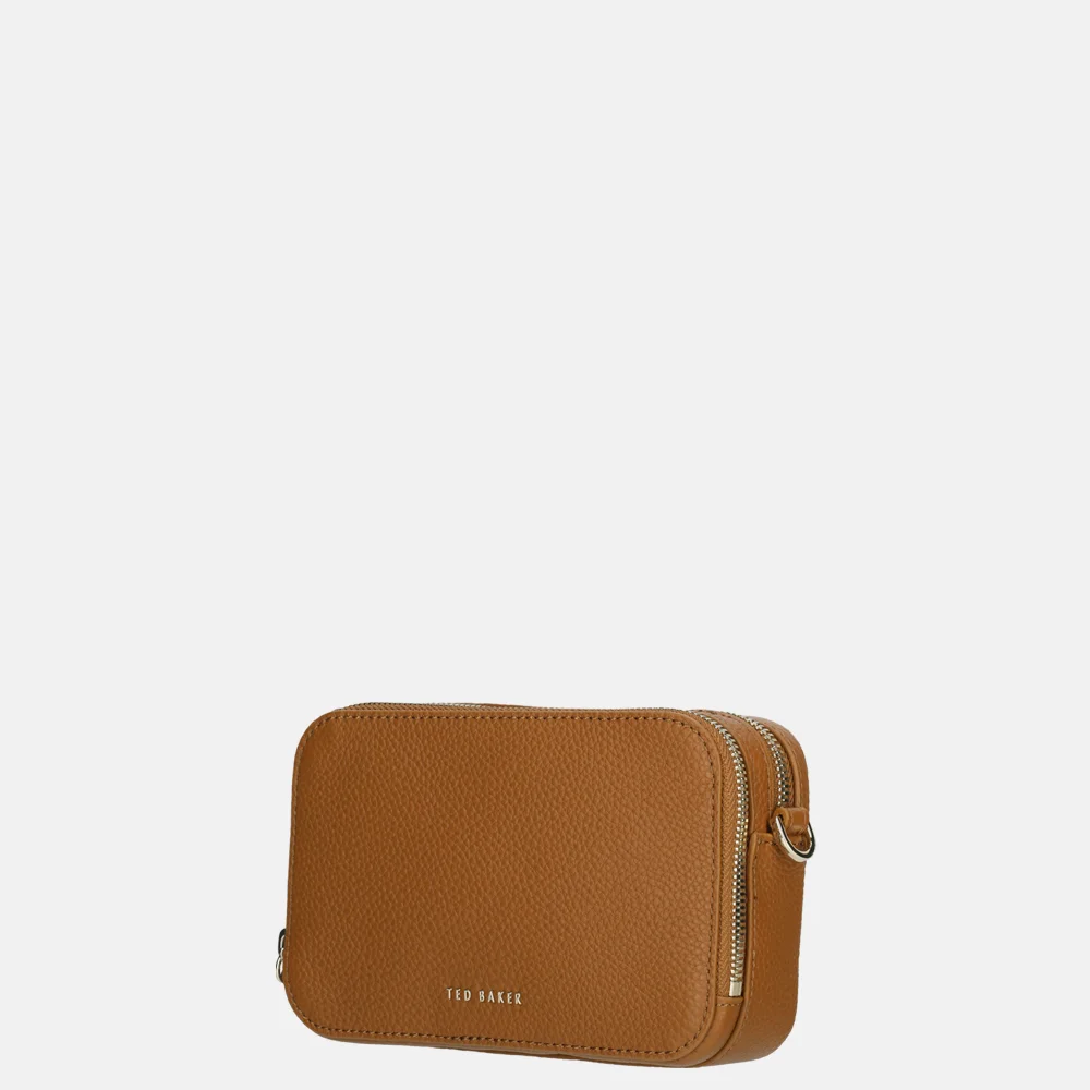 Ted Baker Stunna crossbody tas brown-choc bij Duifhuizen