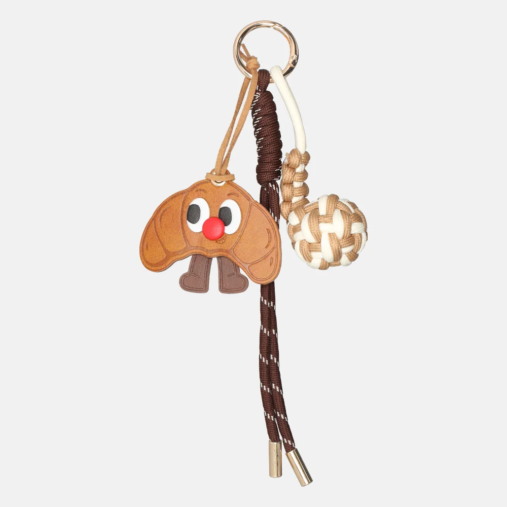 Firenze bag charm/tassenhanger croissant