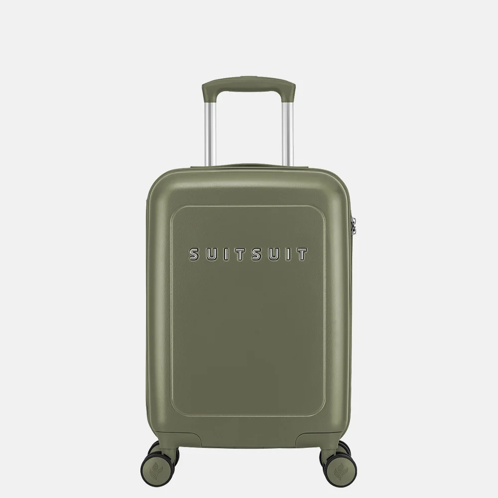 Suitsuit Natura handbagage koffer 55 cm dark olive bij Duifhuizen