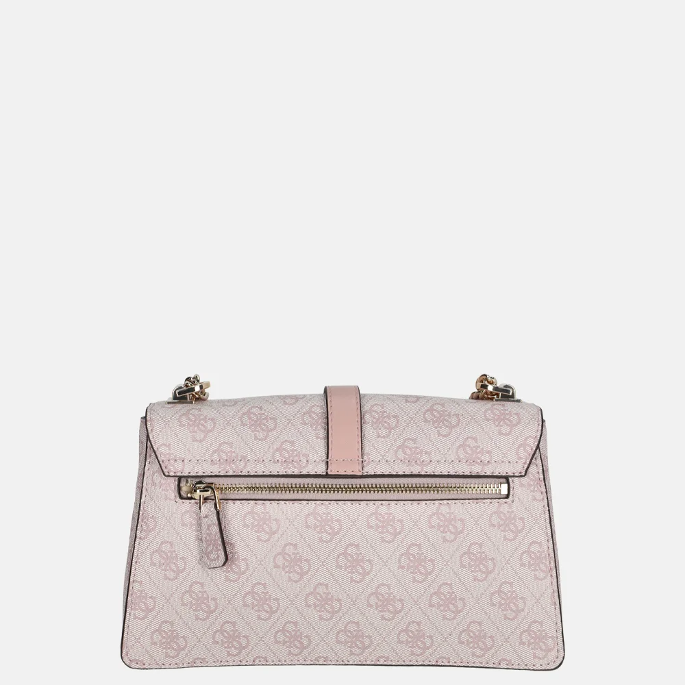 Guess Zamira schoudertas orchid logo bij Duifhuizen