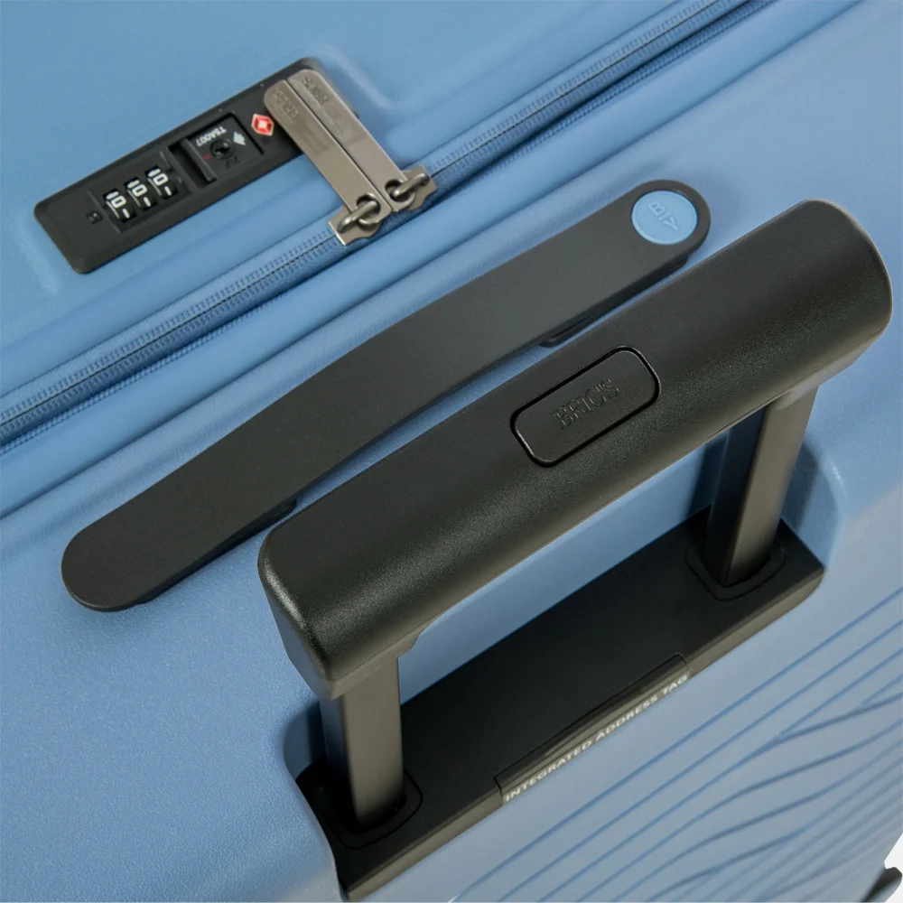 Bric's Ulisse Expandable reiskoffer 79 cm grey blue bij Duifhuizen
