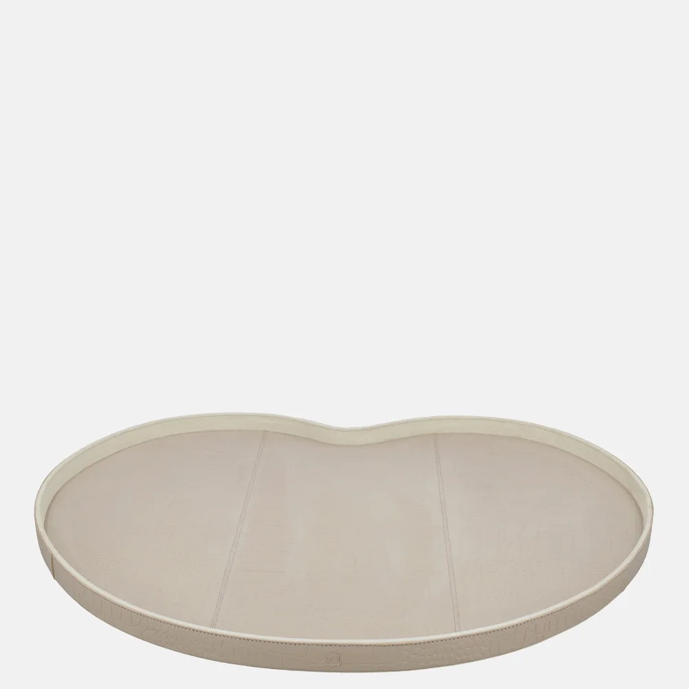 Chamada Chloe Kidney dienblad croco XL beige