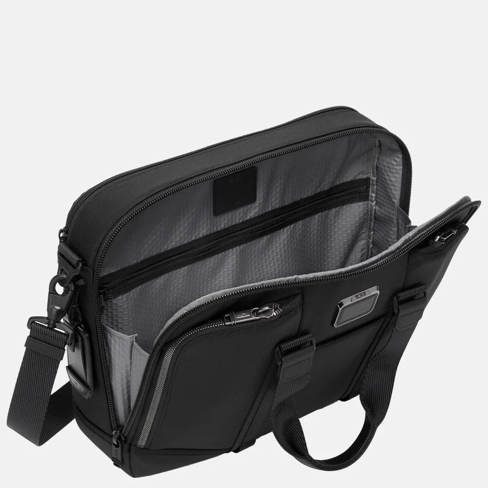 Tumi Albany Alpha Bravo Academy laptoptas black bij Duifhuizen