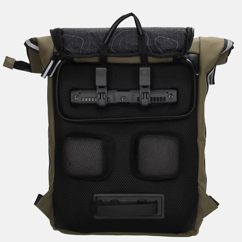 Beagles fietstas olijfgroen bij Duifhuizen