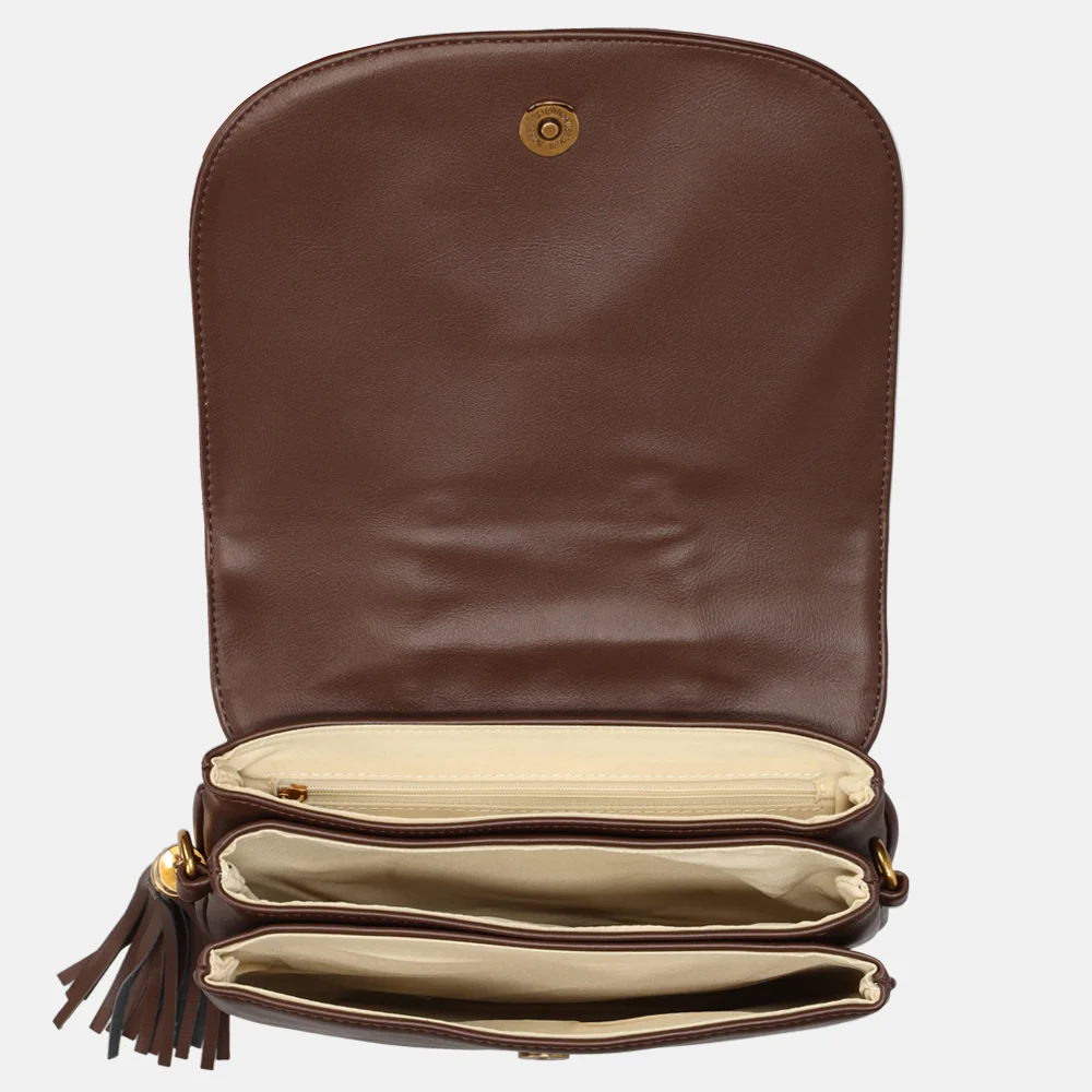 Laurent David schoudertas dark brown bij Duifhuizen