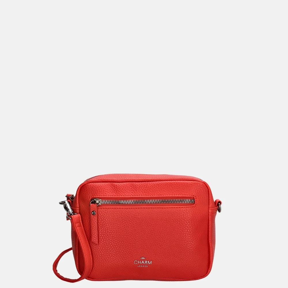 Charm London New York crossbody tas S rood bij Duifhuizen