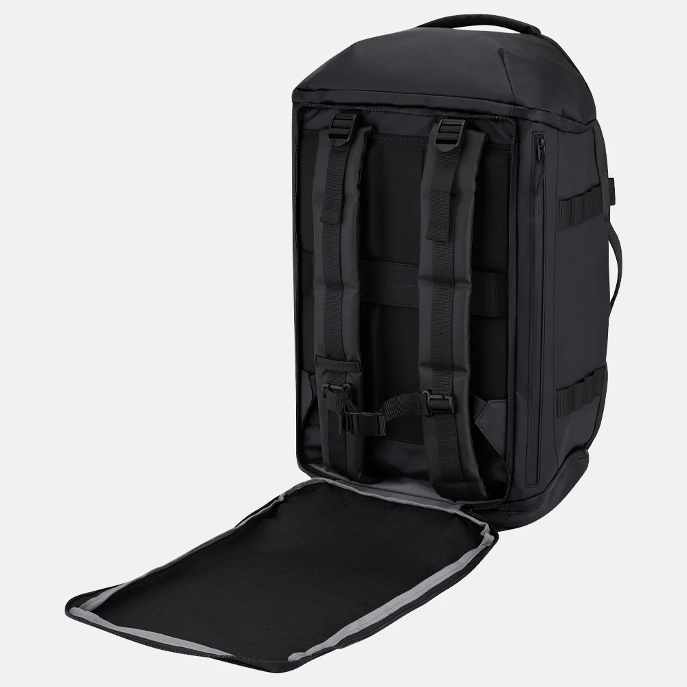 Kapten & Son Lisbon duffle rugzak all black bij Duifhuizen
