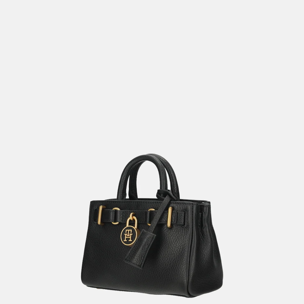 Tommy Hilfiger American icon micro handtas black bij Duifhuizen