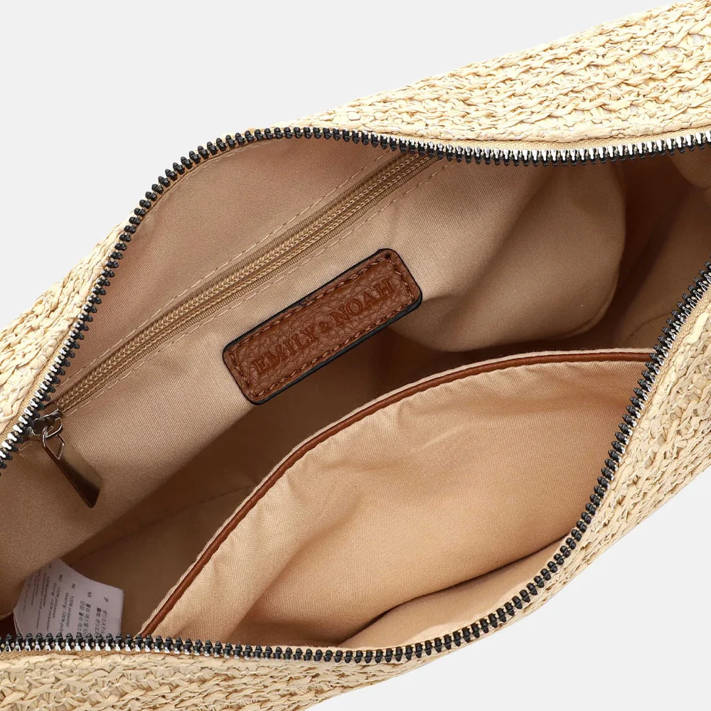 Emily & Noah Elda buideltas raffia sand bij Duifhuizen