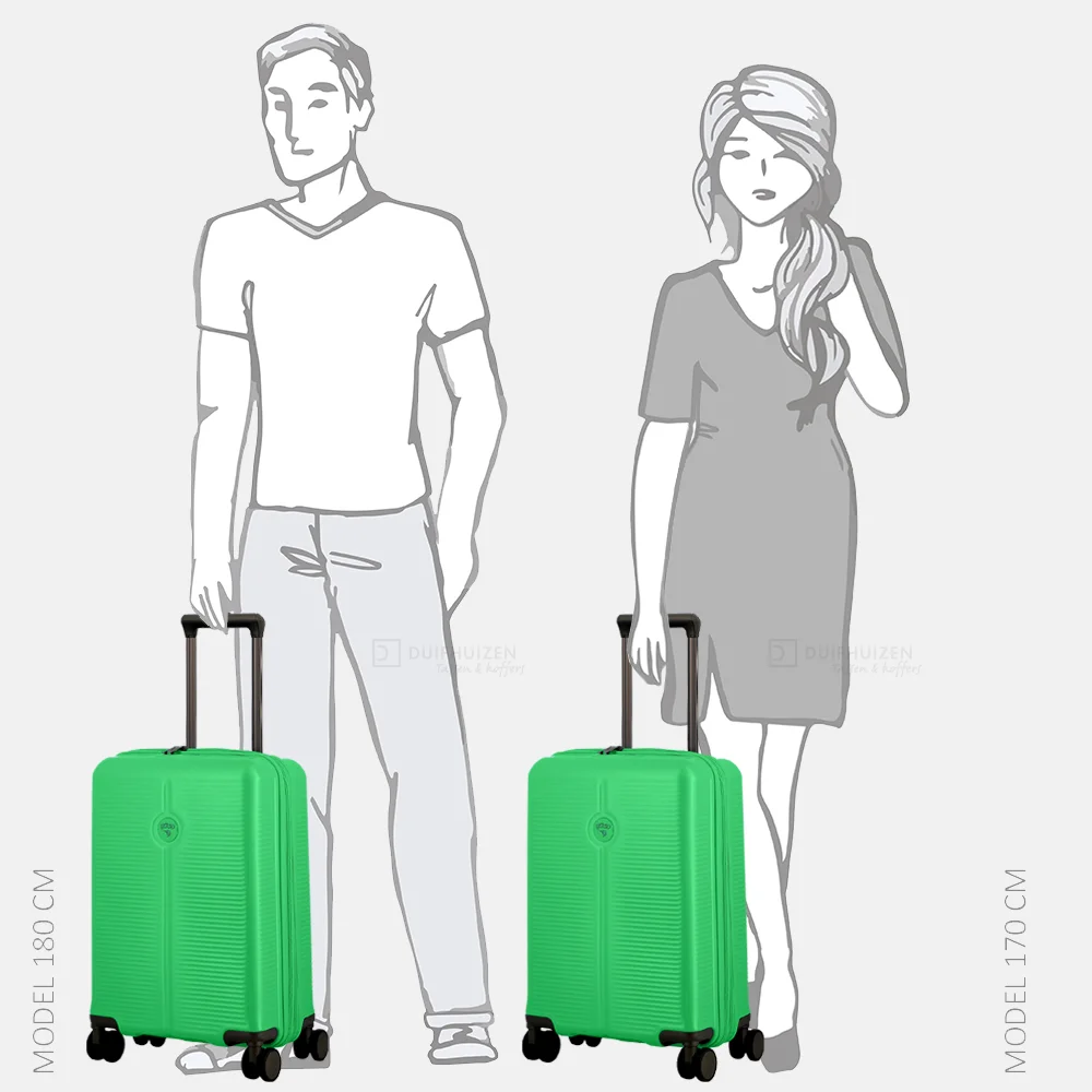 Jump Breed handbagage koffer 55 cm green bij Duifhuizen