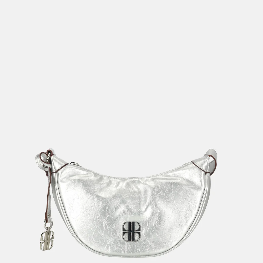 Laurent David crossbody tas lak S silver bij Duifhuizen