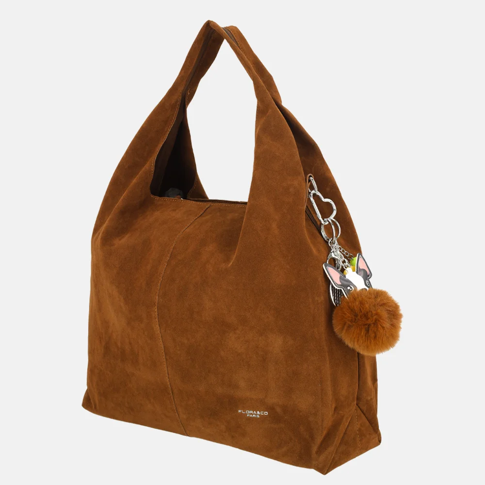 Flora & Co buideltas suedine camel bij Duifhuizen