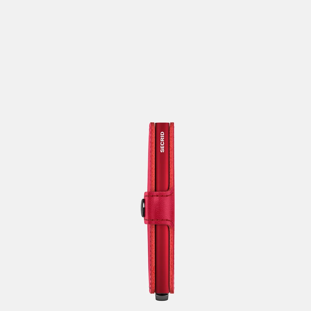 Secrid Premium Miniwallet Emboss Diamond pasjeshouder red bij Duifhuizen
