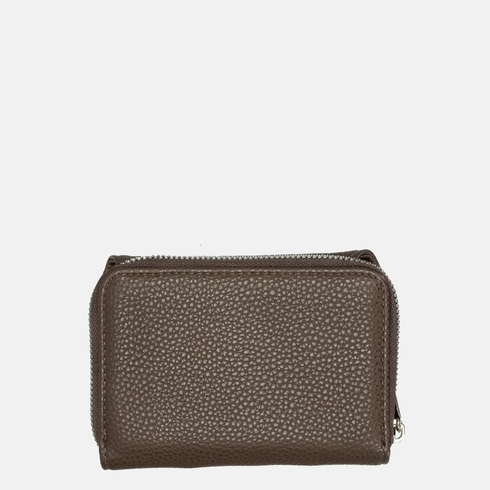 Flora & Co portemonnee chocolat bij Duifhuizen