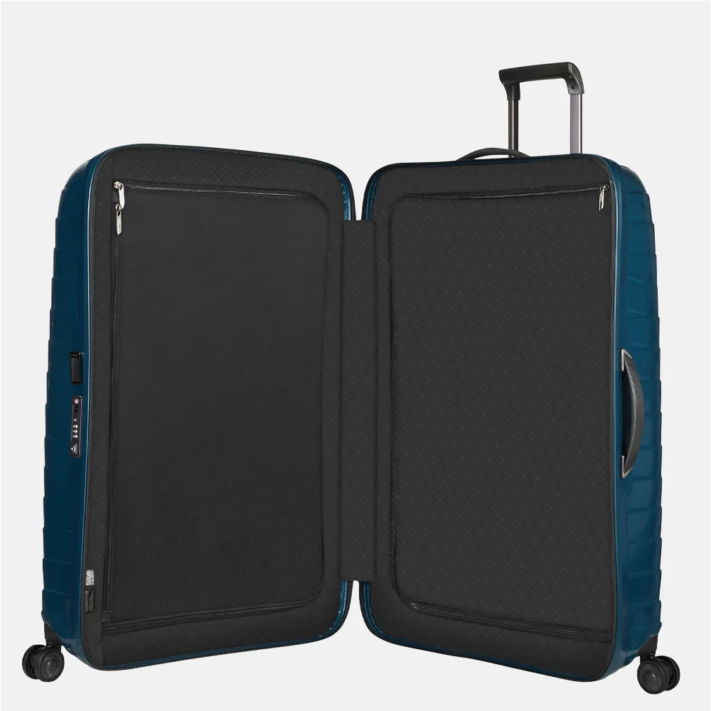 Samsonite Proxis Spinner reiskoffer 81 cm petrol blue bij Duifhuizen