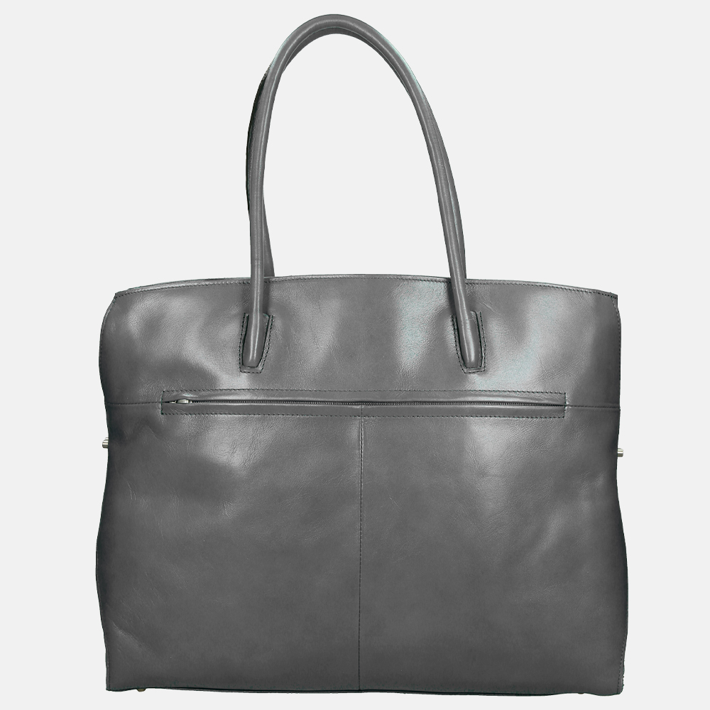 Claudio Ferrici Classico shopper 13.3 inch grey bij Duifhuizen