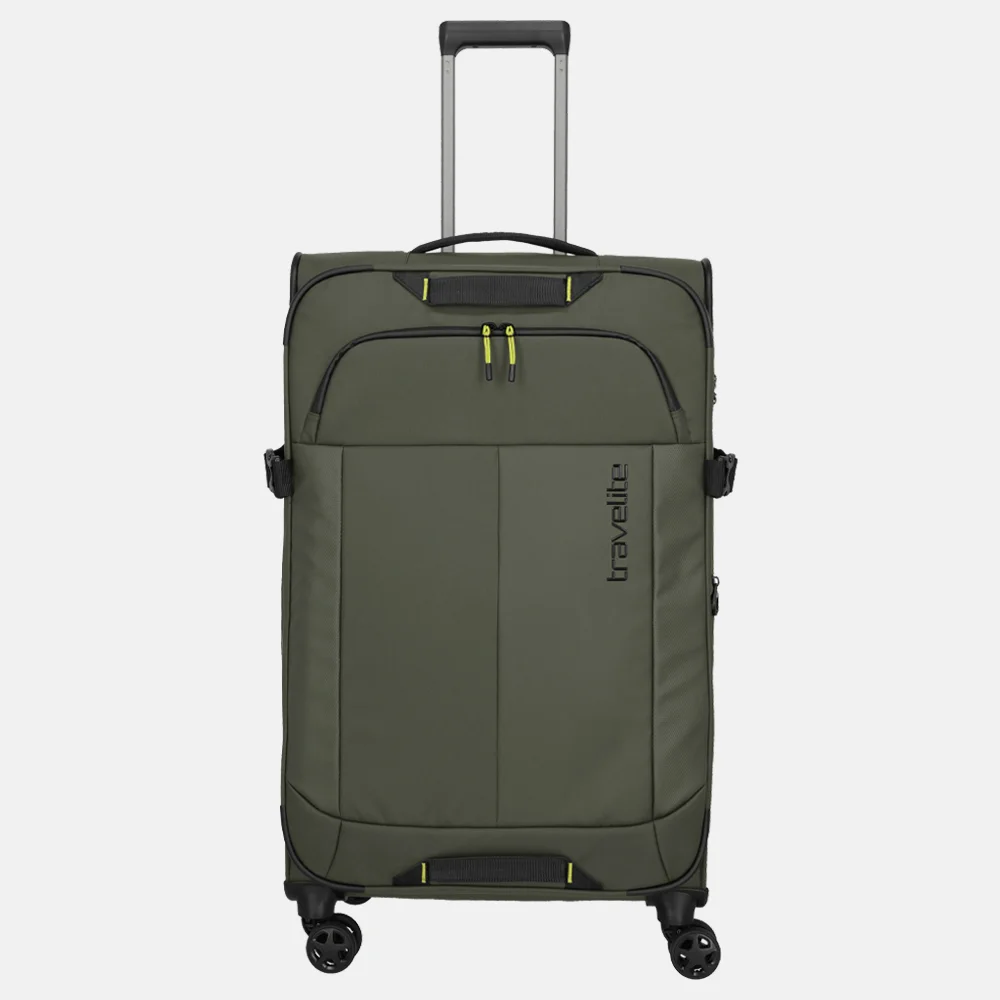 Travelite Briize koffer 78 cm L expendable khaki bij Duifhuizen