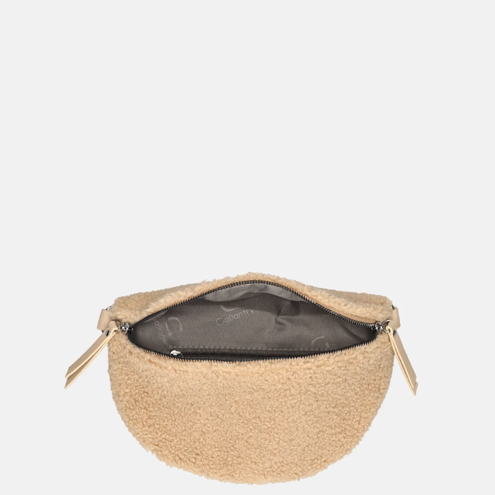 Firenze crossbody tas teddy taupe bij Duifhuizen