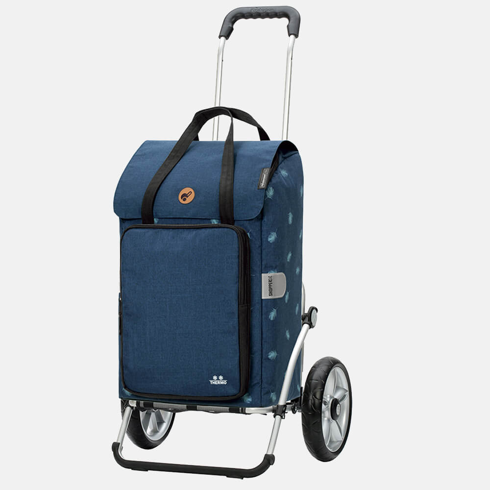 Andersen Royal Shopper Ivar (kogellager) boodschappentrolley blauw