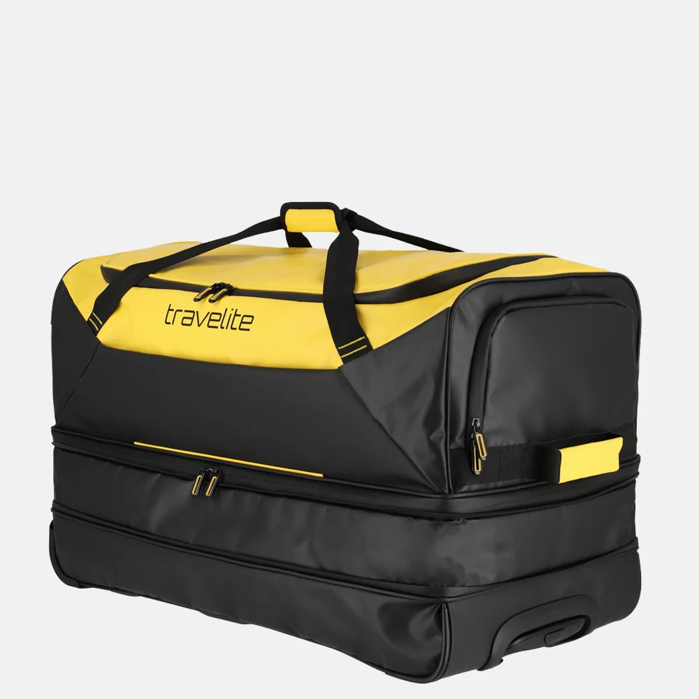 Travelite Basics reistas op wielen 70 cm yellow bij Duifhuizen