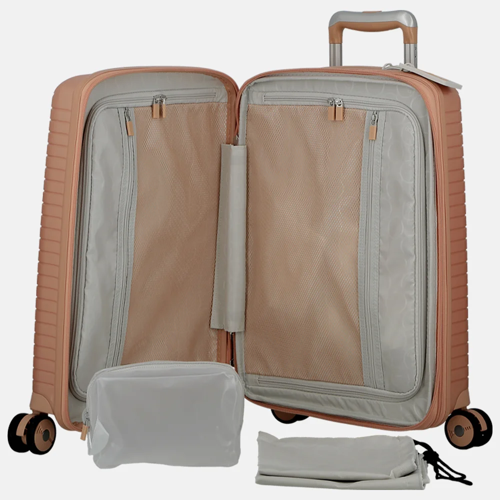 Jump Evae reiskoffer 76 cm expandable rosepale bij Duifhuizen
