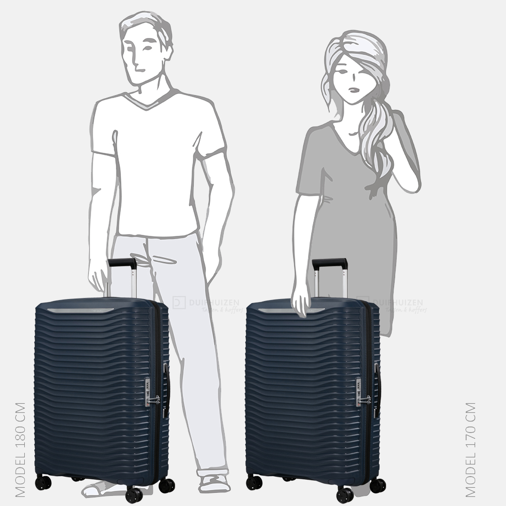 Samsonite Upscape koffer 75 cm blue nights bij Duifhuizen