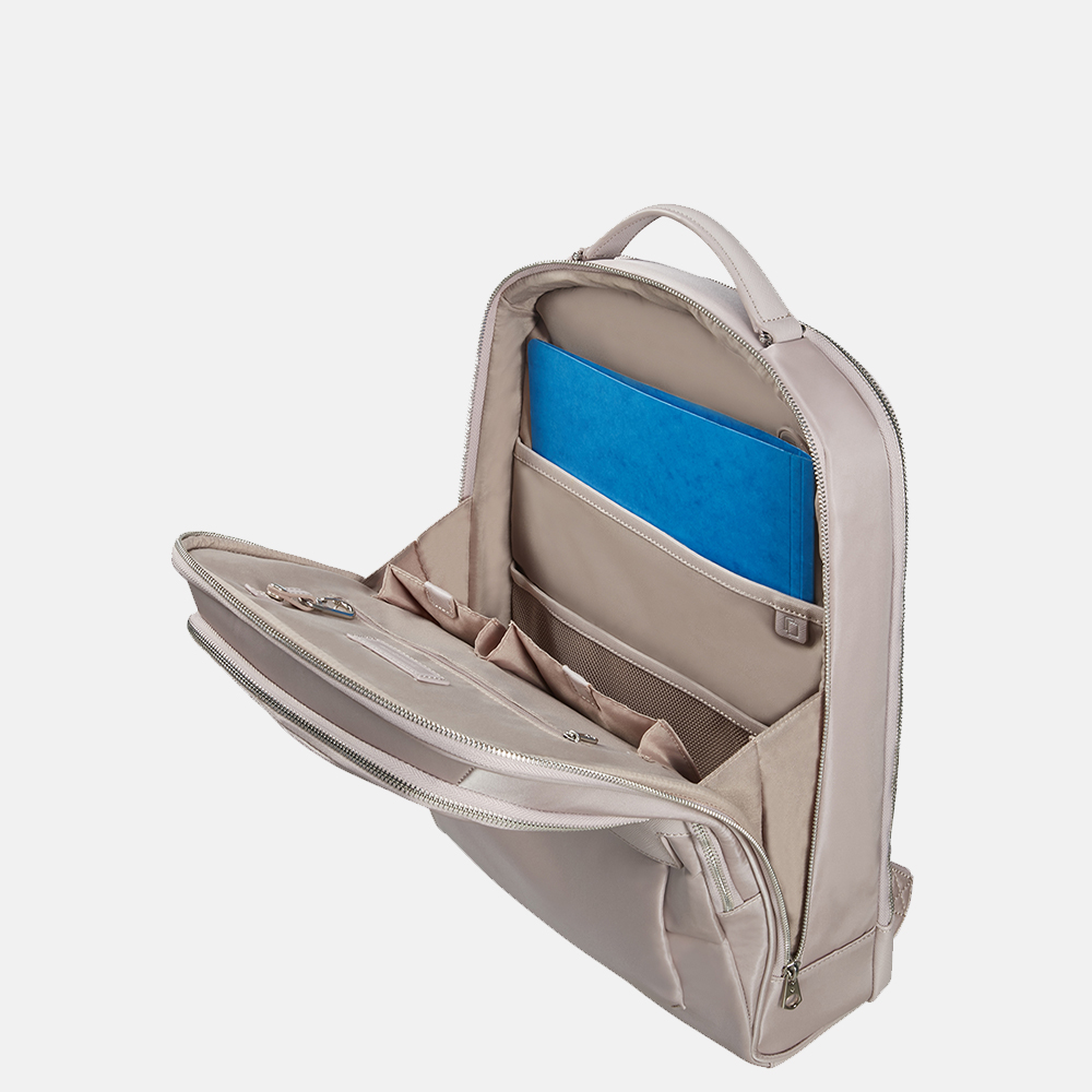 Samsonite Zalia 2.0 rugzak stone grey bij Duifhuizen