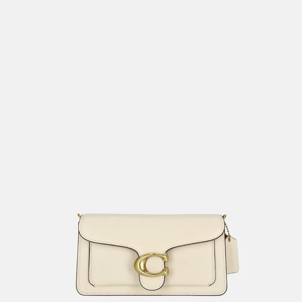 Coach Tabby Pebbled chain crossbody tas chalk bij Duifhuizen