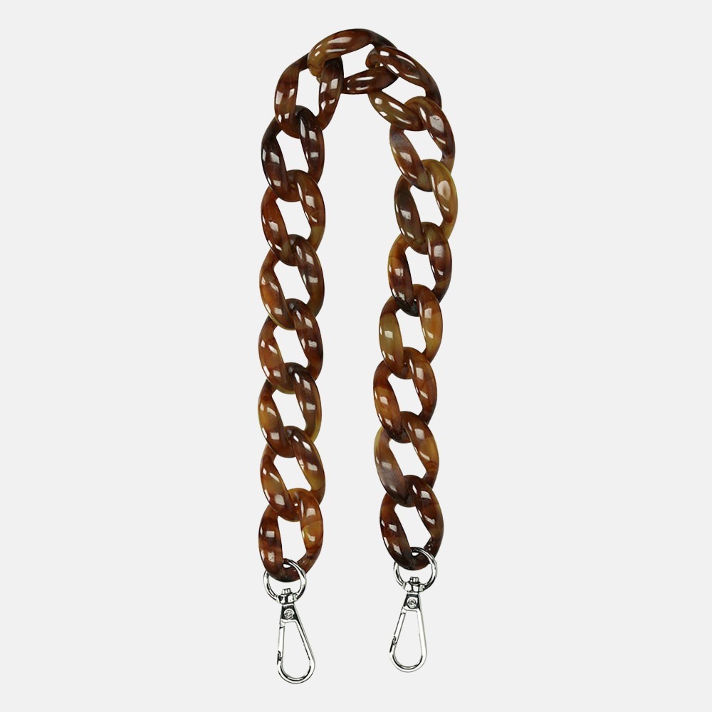 HVISK Chain schouderband brown bij Duifhuizen