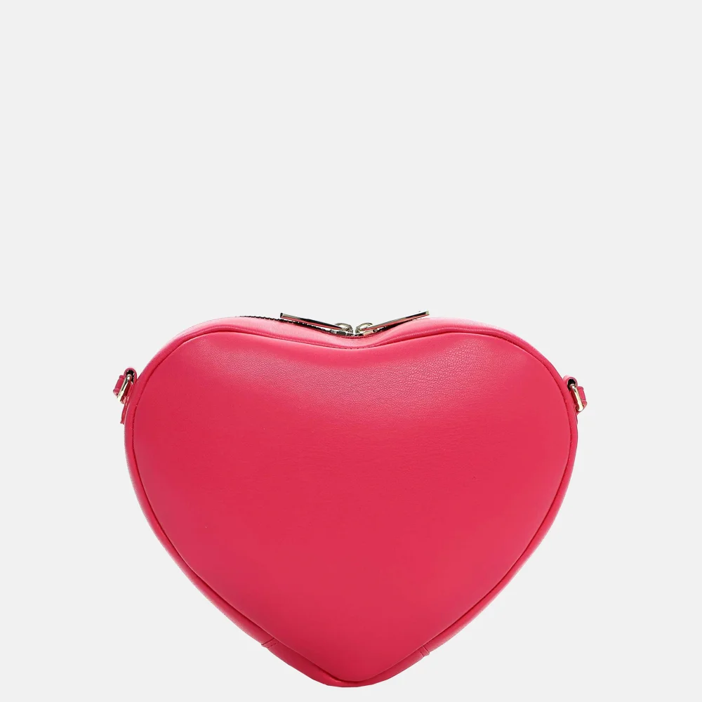 Emily & Noah Julia crossbody tas hart pink bij Duifhuizen