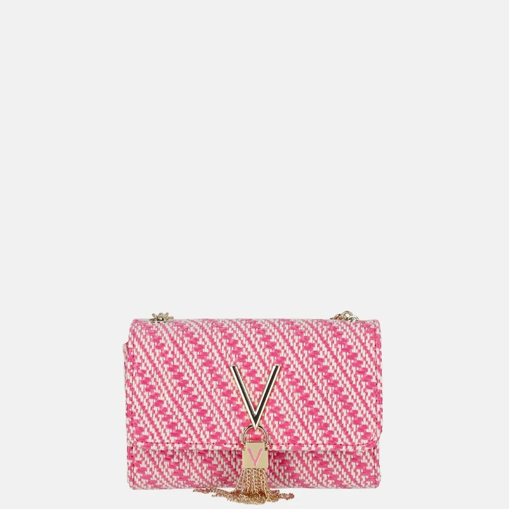 Valentino Bags Divina Summer crossbody tas fucsia/multi bij Duifhuizen