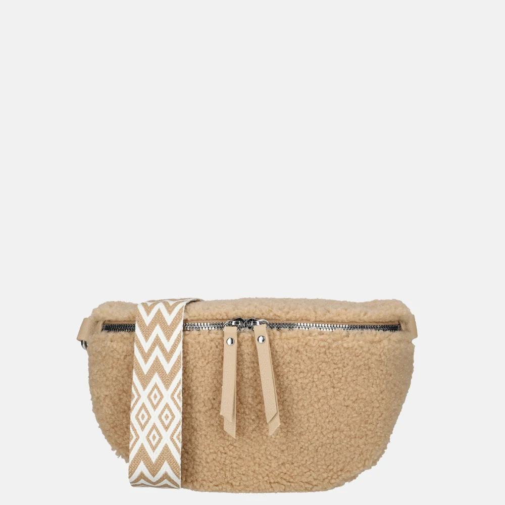 Firenze crossbody tas teddy taupe