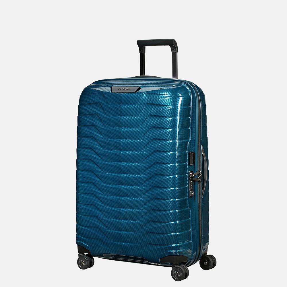 Samsonite Proxis spinner 69 cm petrol blue bij Duifhuizen