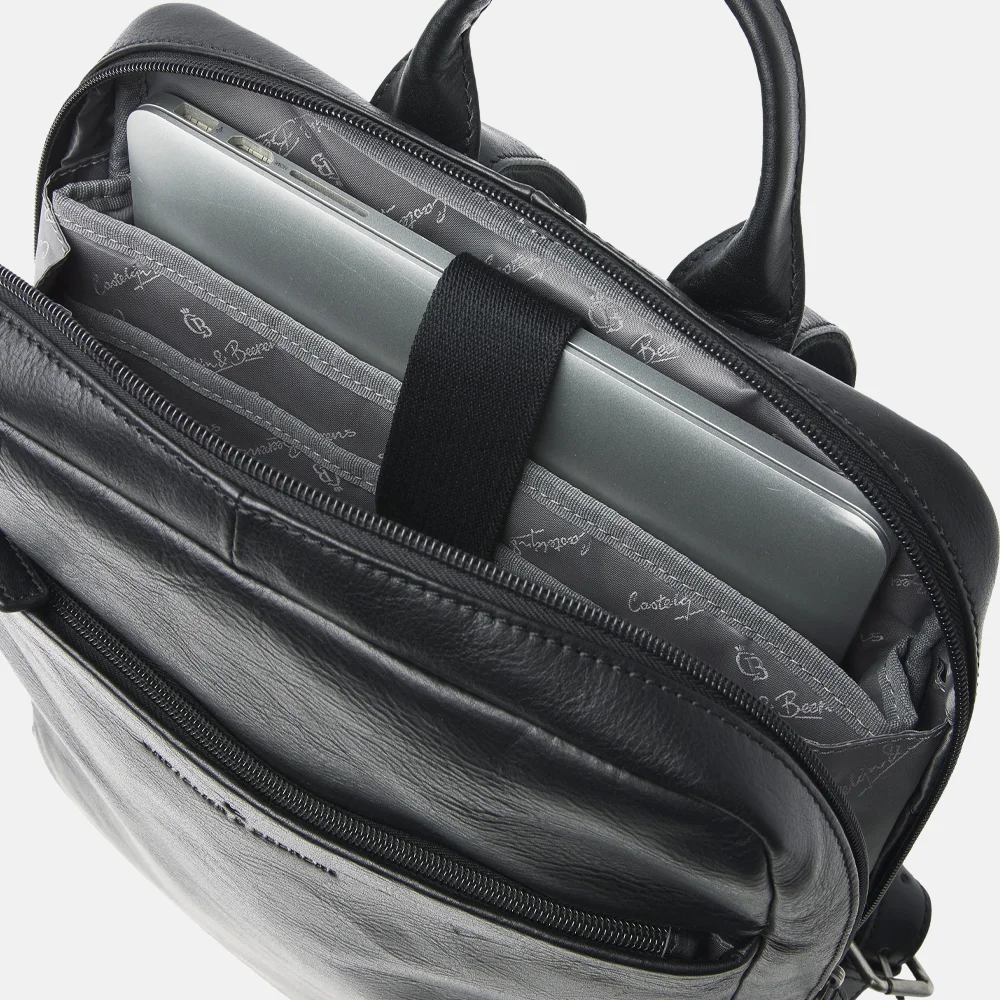 Castelijn en Beerens laptoprugzak 15 inch zwart bij Duifhuizen