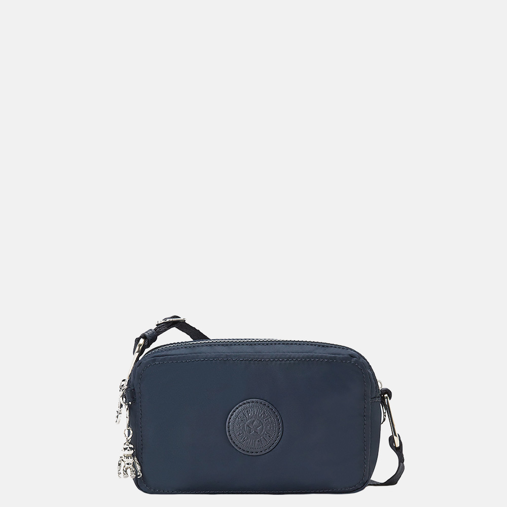 Kipling Milda crossbody tas paka blue bij Duifhuizen