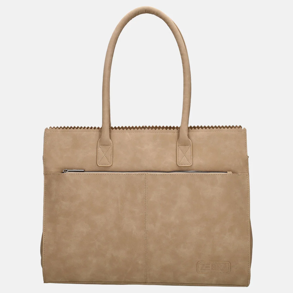 Zebra Trends shopper 15 inch zand bij Duifhuizen