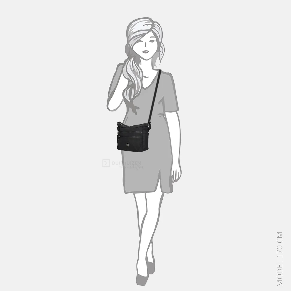 Enrico Benetti Suzie crossbody tas zwart bij Duifhuizen