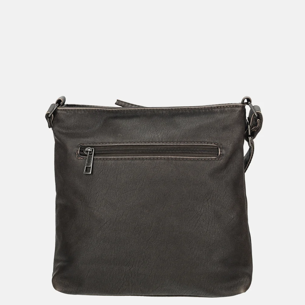 Enrico Benetti Harper crossbody tas donkerbruin bij Duifhuizen