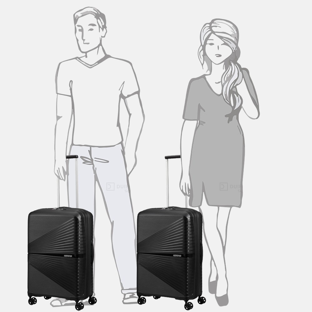 American Tourister Airconic spinner 67 cm onyx black bij Duifhuizen