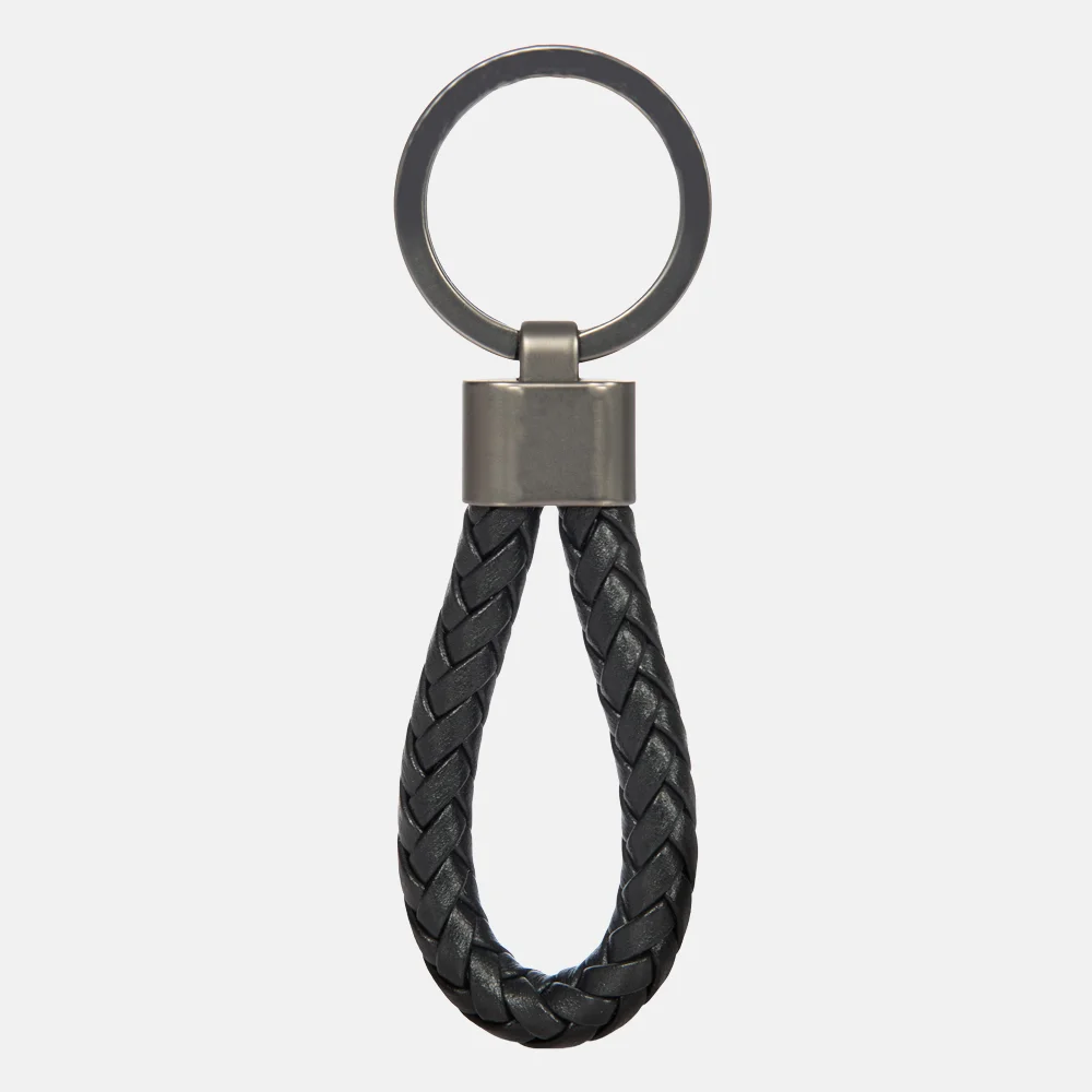 Porsche Design sleutelhanger leer nero bij Duifhuizen