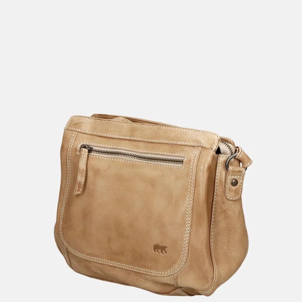 Bear Design Miley crossbody tas baltic beige bij Duifhuizen