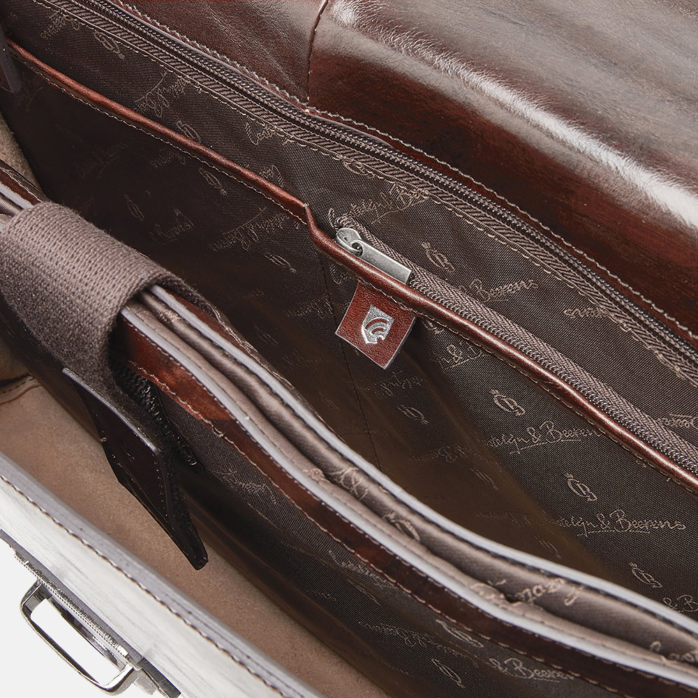Castelijn & Beerens Rien laptoptas 13.3 inch cognac bij Duifhuizen