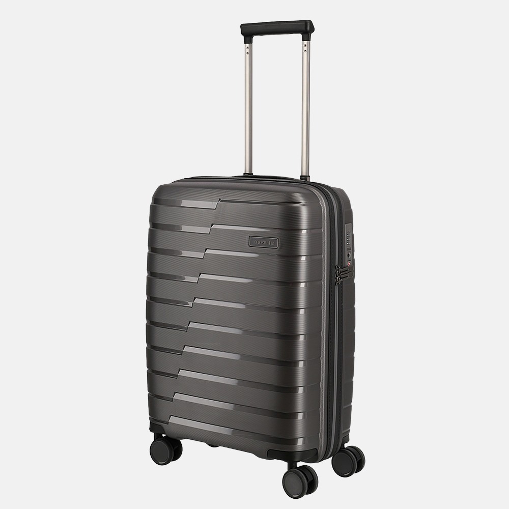 Travelite Air Base koffer 55 cm antraciet bij Duifhuizen